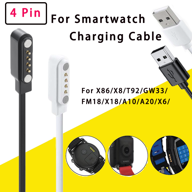 Smartwatch X18 - Cavo di ricarica magnetico USB a