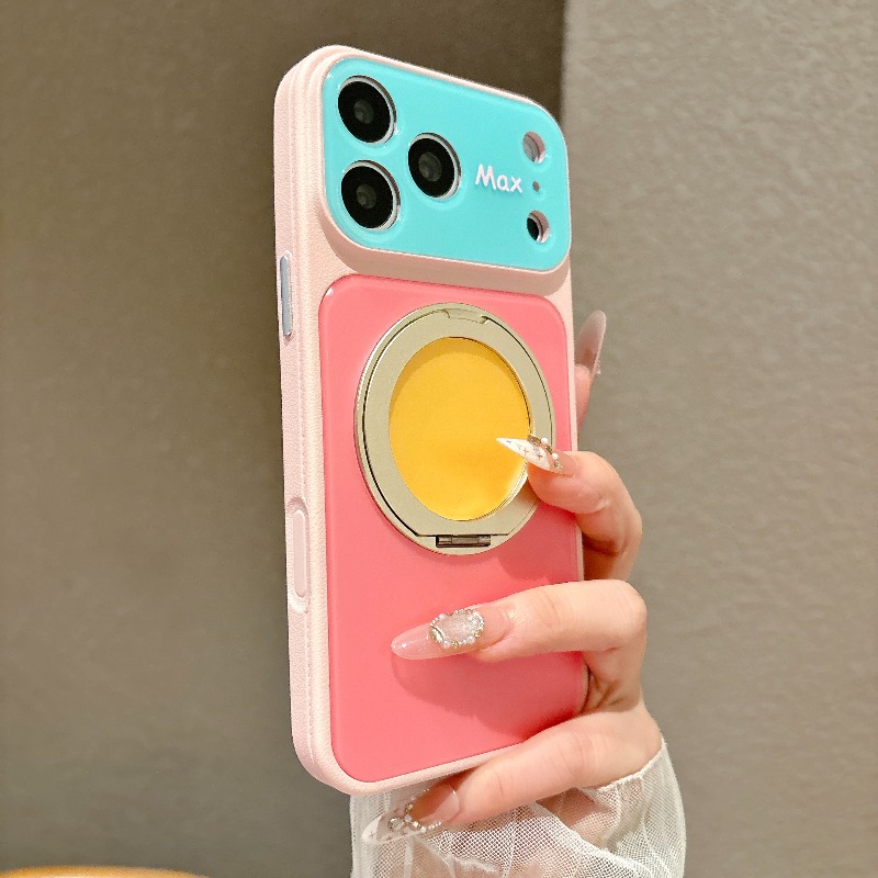 Magnetic Charging Stand - Custodia di Lusso con Anello Protettivo