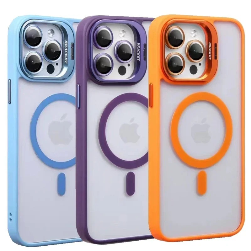 Magnetic Charging Stand - Custodia con Supporto ad Anello alla