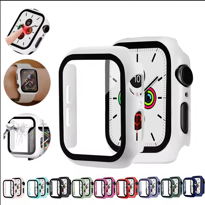 Watch Case Bumper - Vetro temperato + cover per Apple
