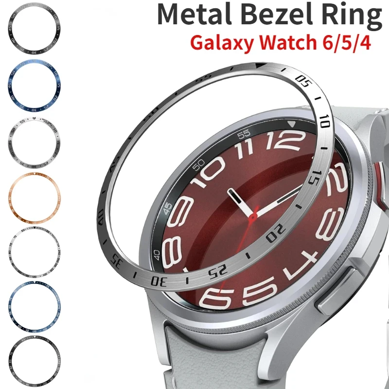 Accessories For Galaxy Watch 5 - Anello con castone in metallo per
