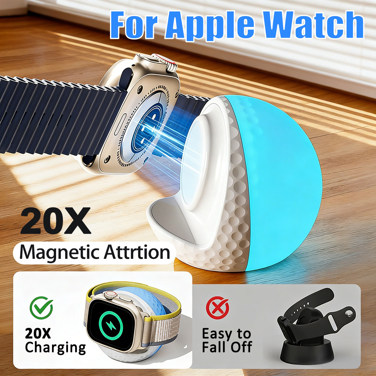 Watch Charging Dock - Supporto di ricarica wireless portatile con