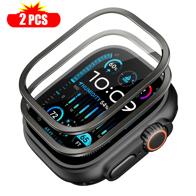Smartwatch Watch Accessories - 2 pezzi di vetro temperato per
