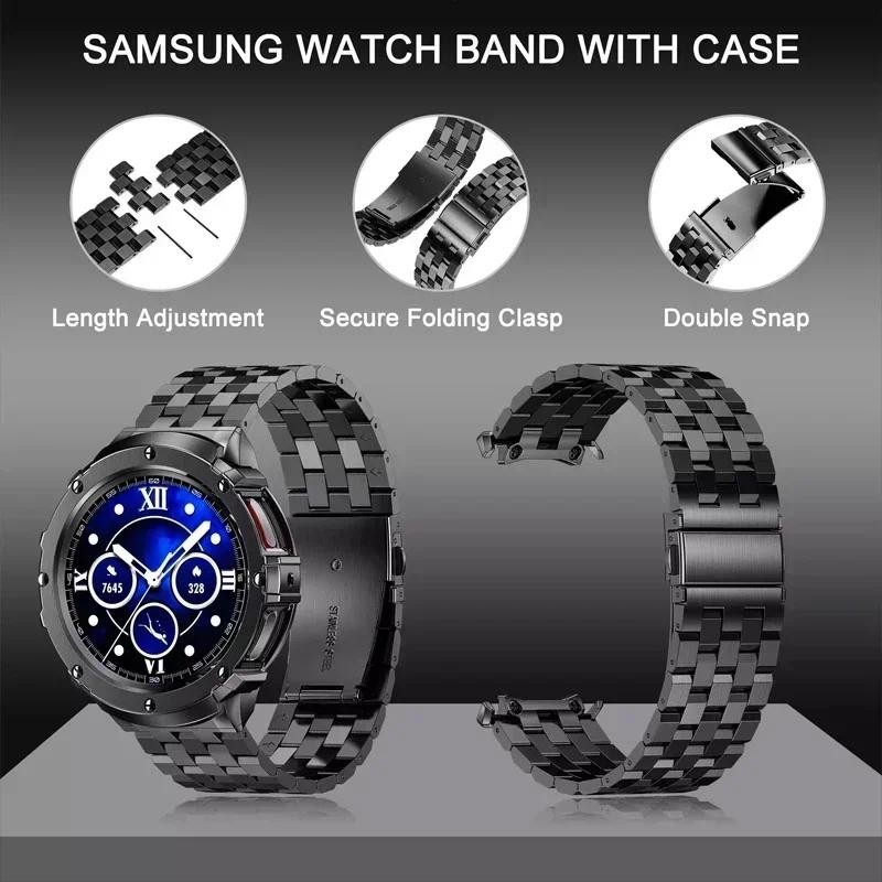 Cassa e Cinturino in Acciaio I - Accessories For Galaxy Watch 5 recensione e prezzo