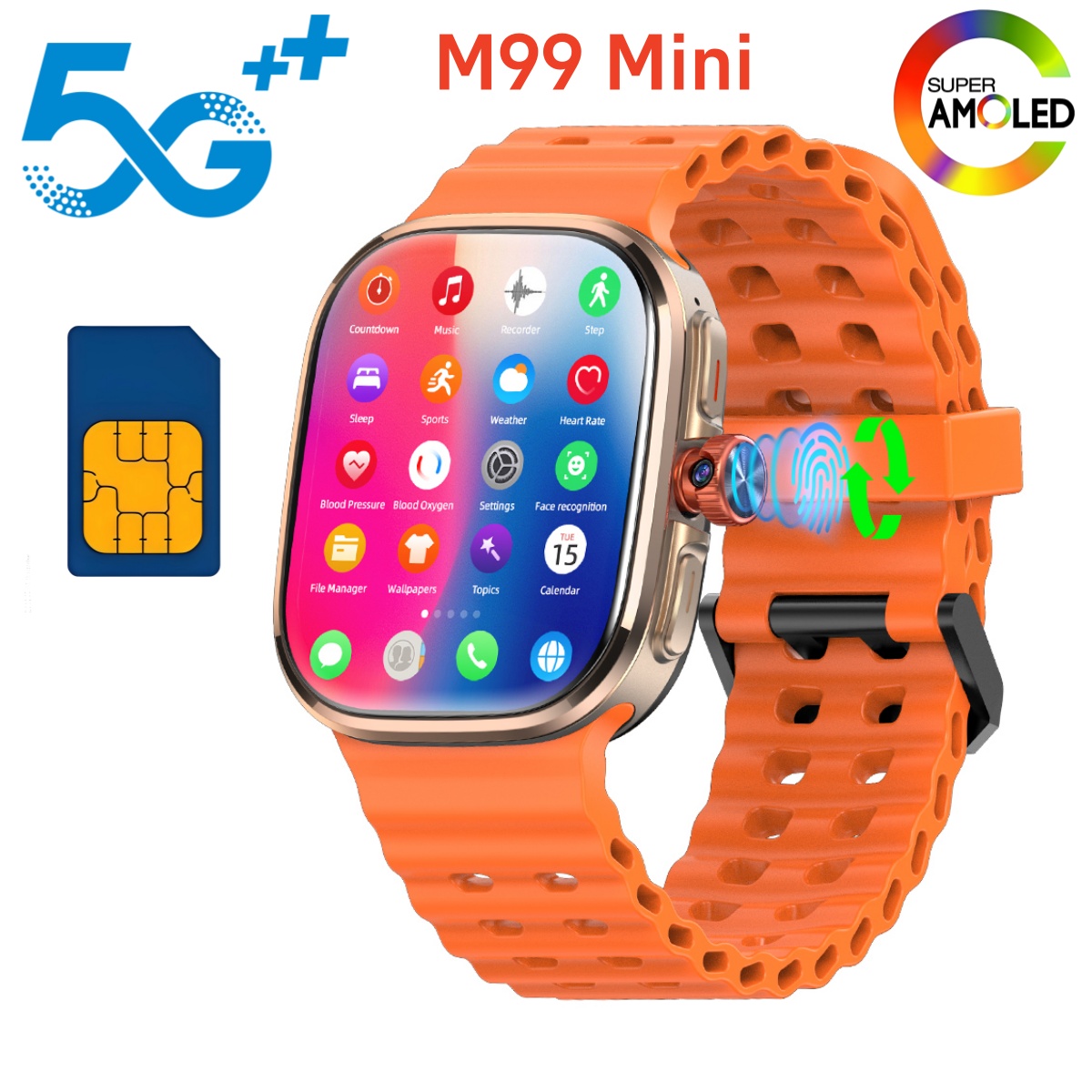 M99 Mini Smartwatch 5G Android - Smartwatch Face recensione e prezzo