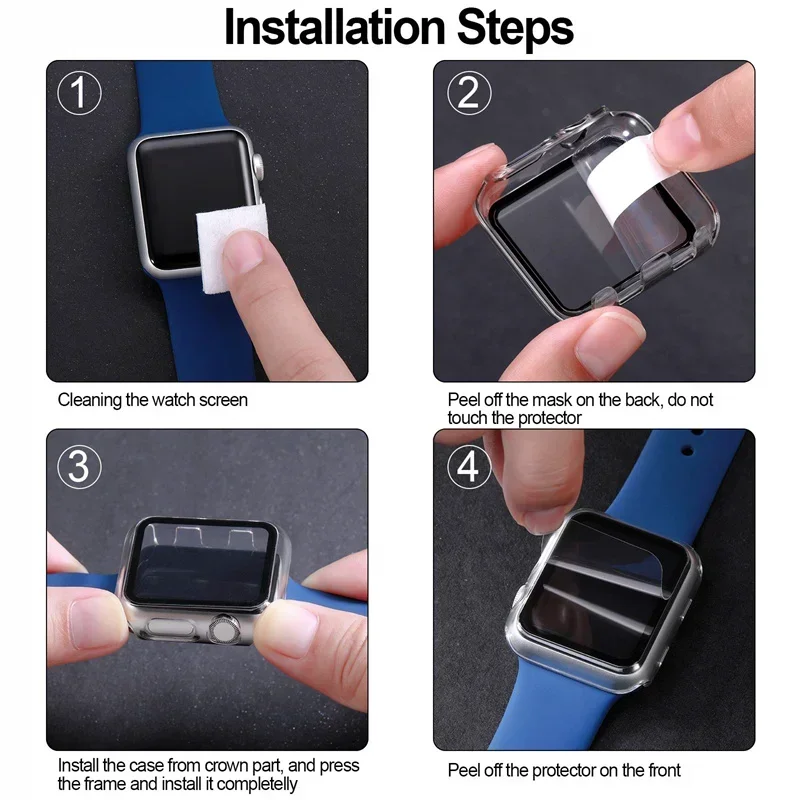 Vetro + Cover opaca per Apple  - Garmin Smartwatch Accessories recensione e prezzo