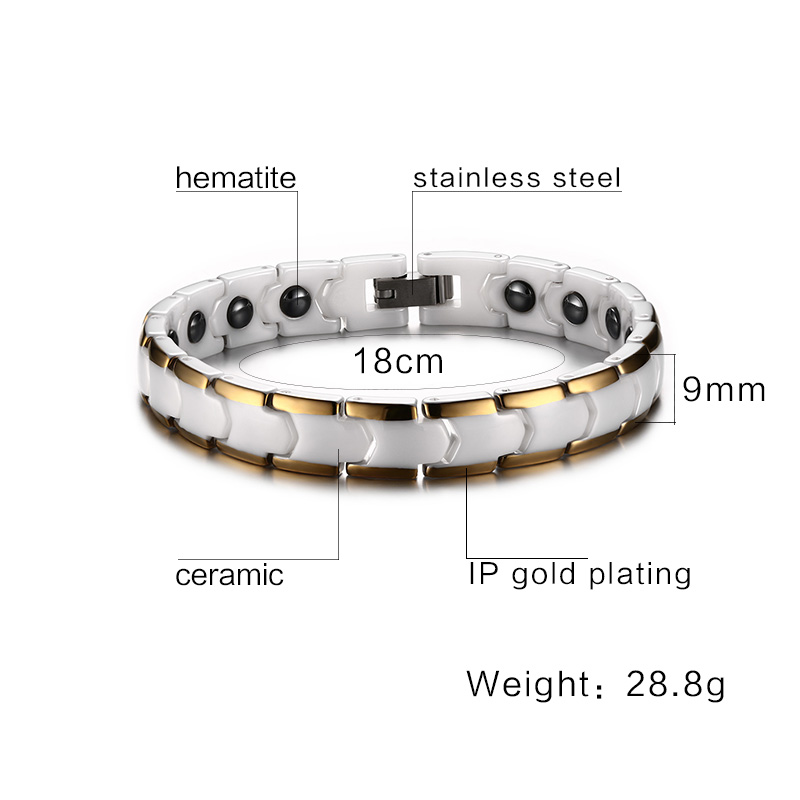 Braccialetti Vinterly per donn - Ceramic Link Bracelet recensione e prezzo