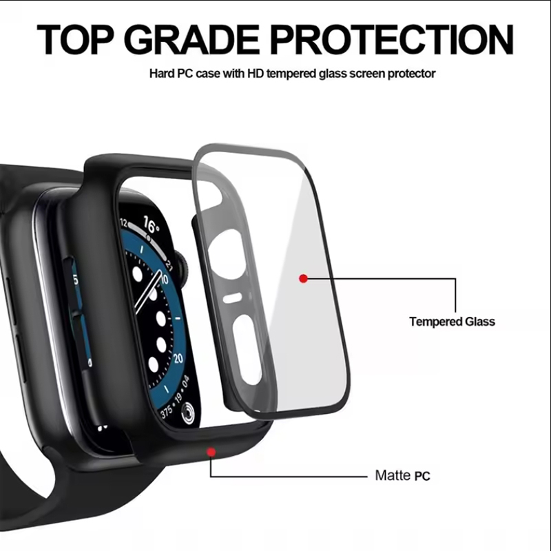 Vetro temperato + cover per Ap - Watch Case Bumper recensione e prezzo