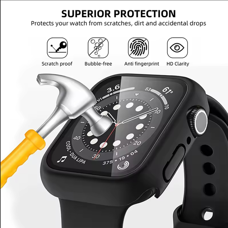 Vetro temperato + cover per Ap - Watch Case Bumper recensione e prezzo