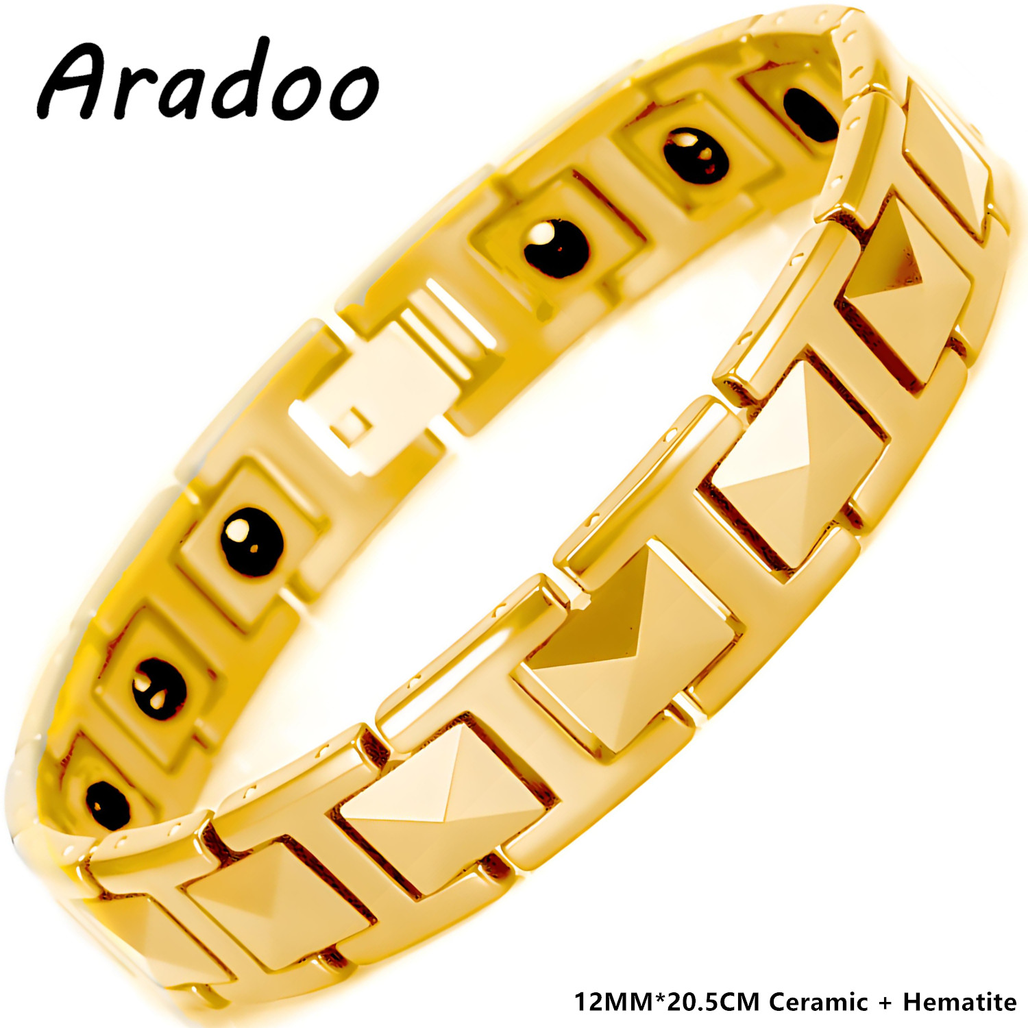 ARADOO Bracciale in ceramica p - Ceramic Link Bracelet recensione e prezzo