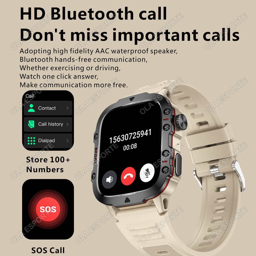 2025 Nuovo Militare Astuto Del - Smartwatch Face recensione e prezzo