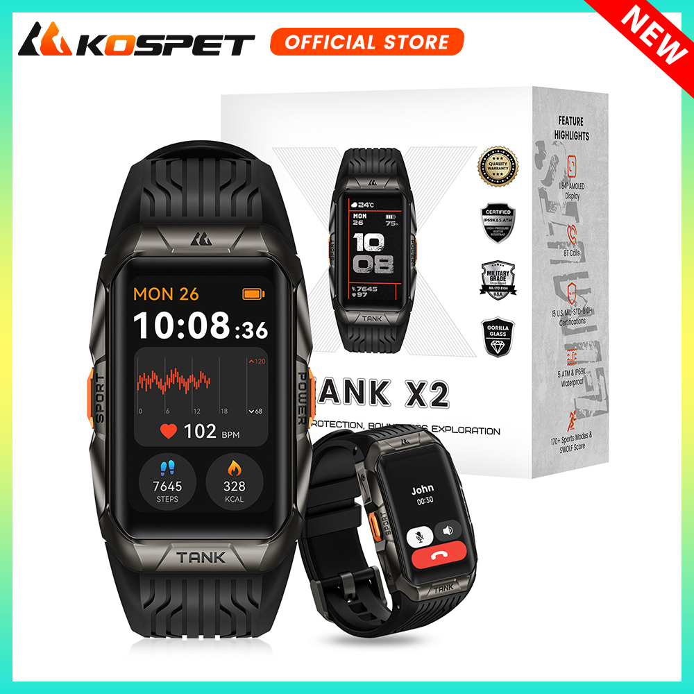 KOSPET TANK X2 Astuto Della Vi - Smartwatch Face recensione e prezzo
