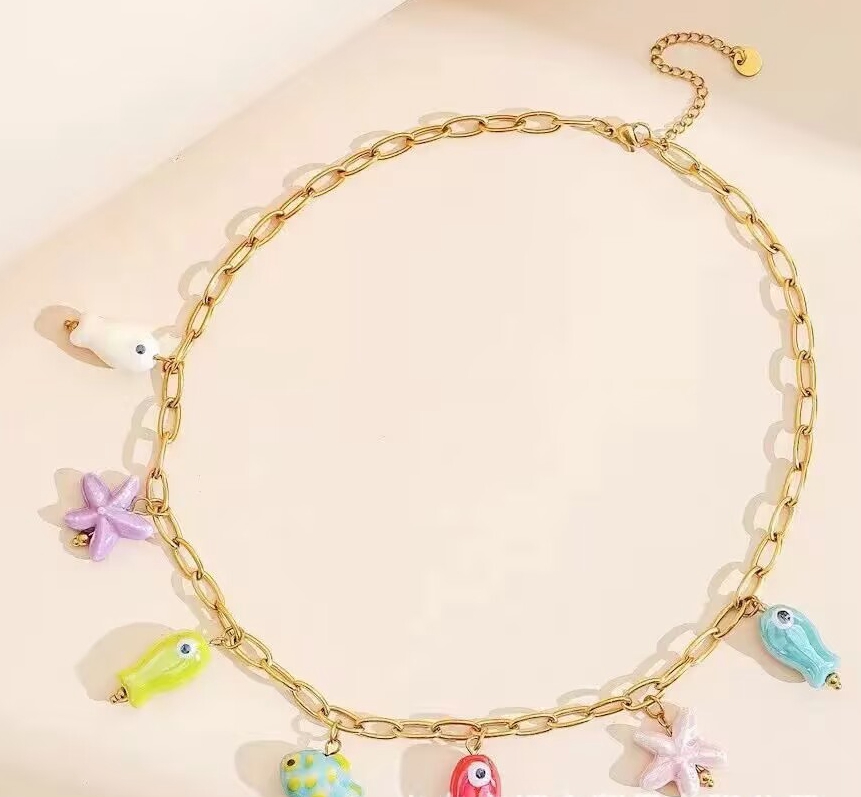 5 pezzi nuova estate smalto co - Ceramic Link Bracelet recensione e prezzo