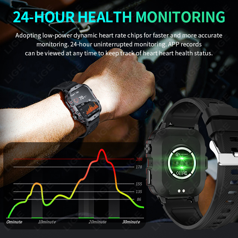 LIGE Outdoor Astuto Della Vigi - Smartwatch Face recensione e prezzo